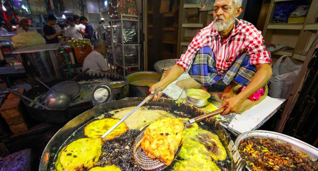 Индийская еда на улице