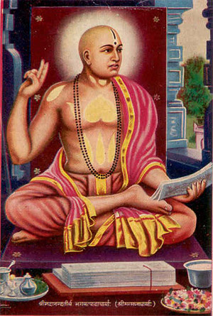 Мадхвачарья развил философию Рамануджи и разгромил имперсоналистов