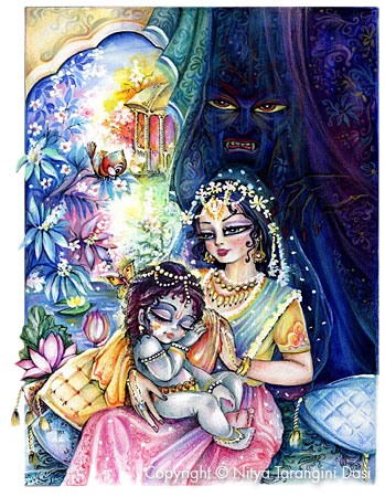 Матушка Яшода и Кришна