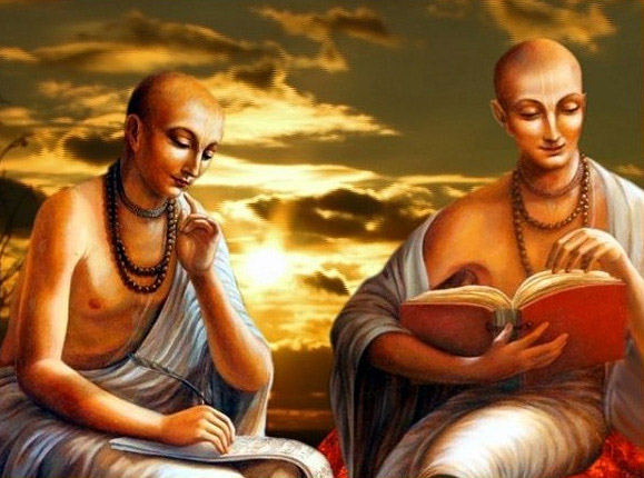 Шри Рупа Госвами и Шри Сананта Госвами