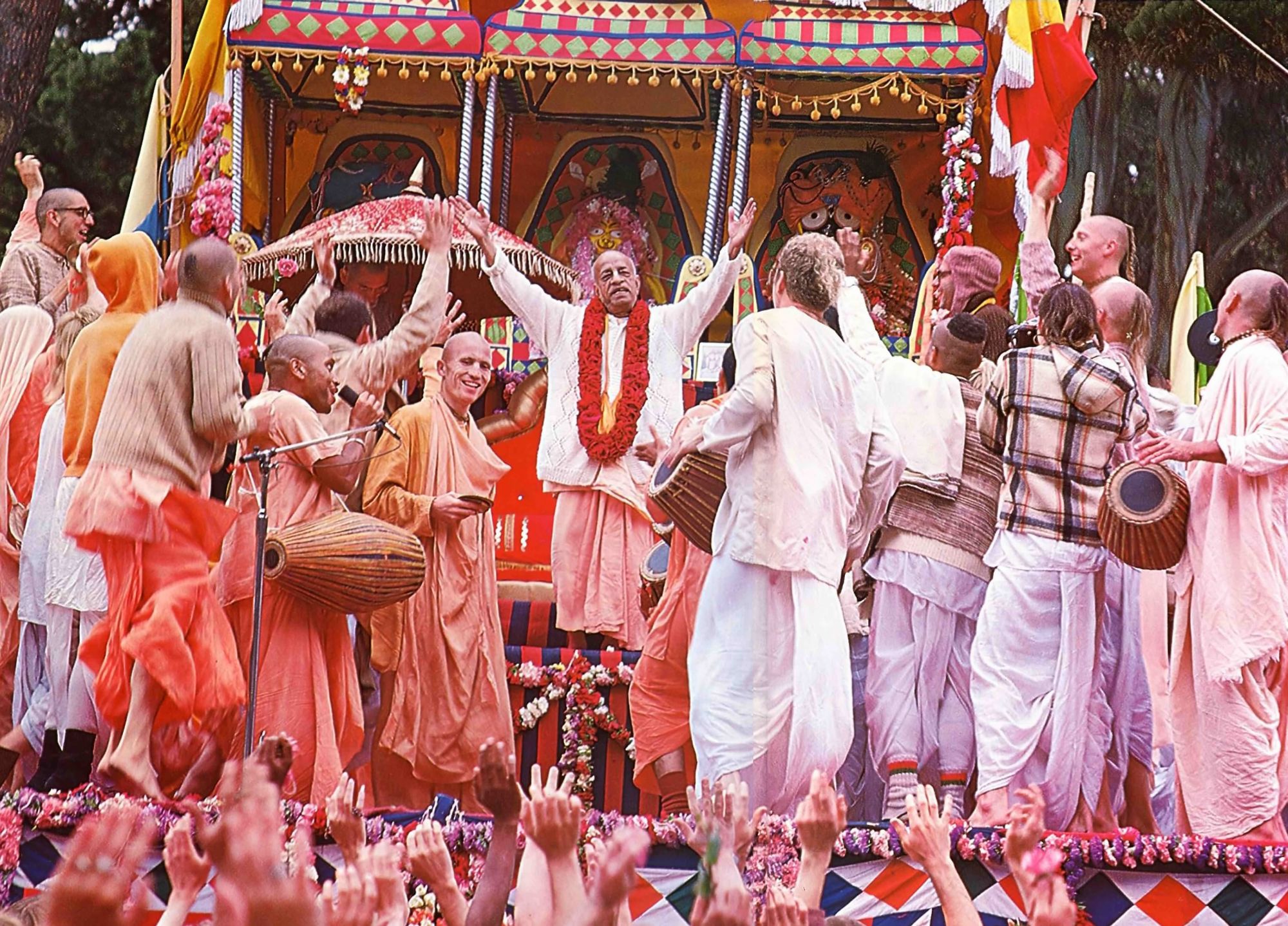 Шрила Прабхубада на празднике Ратха-Ятра