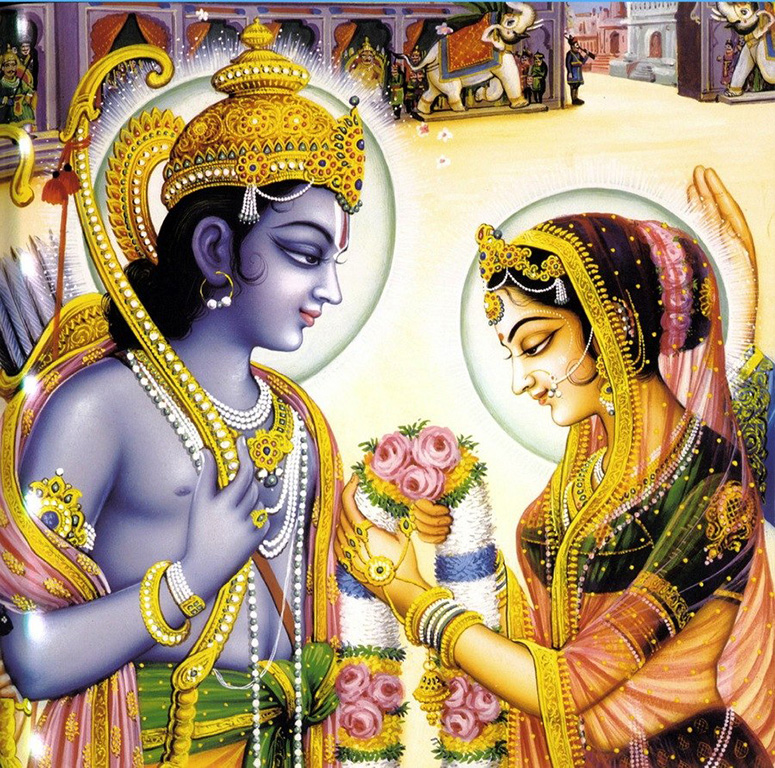 Кришна и Радха, красота взаимоотношений